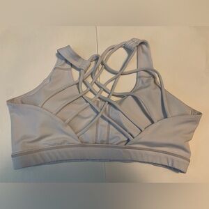 CVG White Large Butterfly Back Bra